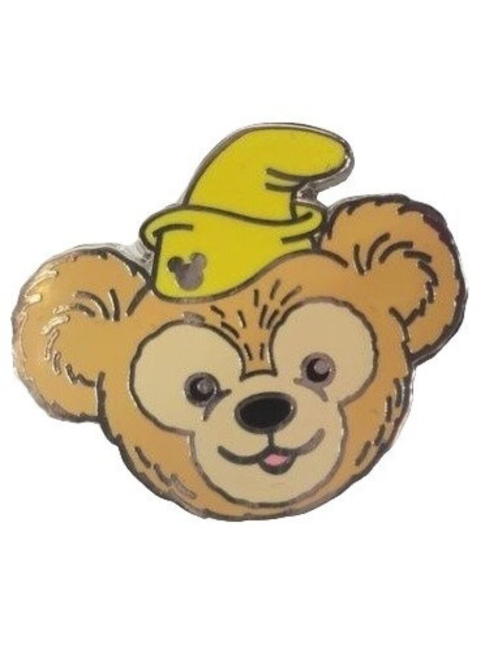 Disney Duffy Trading Pin Teddy Bear Dumbo Hat Hidden Mickey Lapel Pin Brooch